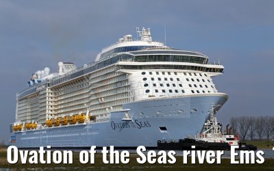 Ovation of the Seas river Ems 11.03.2016