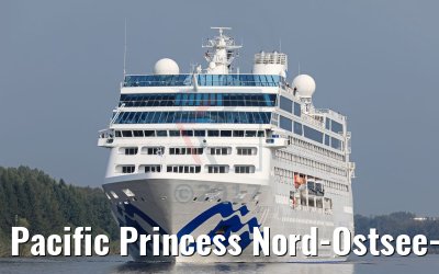 Pacific Princess Nord-Ostsee-Kanal Passage 23.09.2017