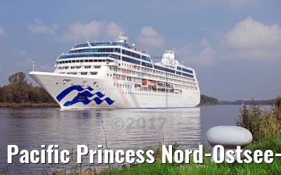 Pacific Princess Nord-Ostsee-Kanal Passage 23.09.2017