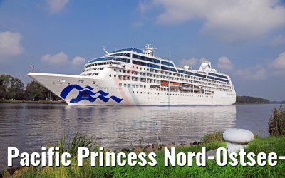 Pacific Princess Nord-Ostsee-Kanal Passage 23.09.2017