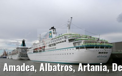 Amadea, Albatros, Artania, Deutschland CCCB 31.07.2016
