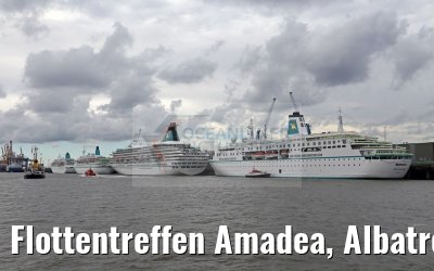Flottentreffen Amadea, Albatros, Artania, Deutschland in Bremerhaven 31.07.2016