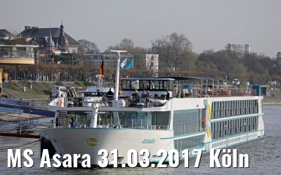 MS Asara 31.03.2017 Köln