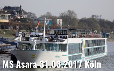 MS Asara 31.03.2017 Köln