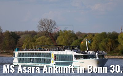 MS Asara Ankunft in Bonn 30.03.2017