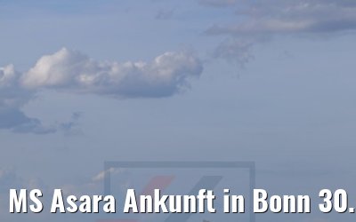 MS Asara Ankunft in Bonn 30.03.2017