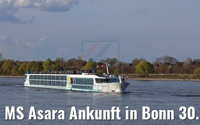 MS Asara Ankunft in Bonn 30.03.2017