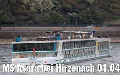 MS Asara bei Hirzenach 01.04.2017