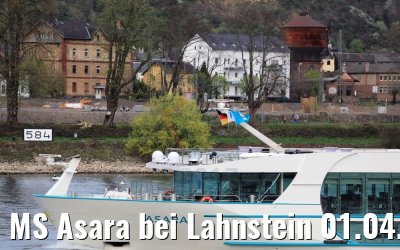 MS Asara bei Lahnstein 01.04.2017