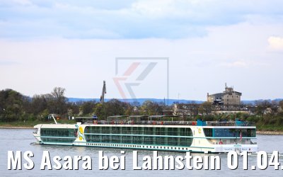 MS Asara bei Lahnstein 01.04.2017