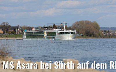 MS Asara bei Sürth auf dem Rhein 30.03.2017