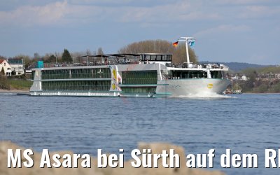 MS Asara bei Sürth auf dem Rhein 30.03.2017