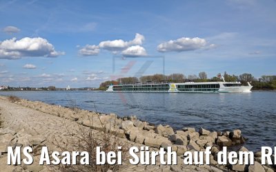MS Asara bei Sürth auf dem Rhein 30.03.2017
