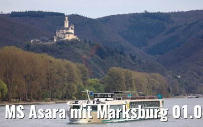 MS Asara mit Marksburg 01.04.2017