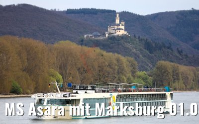 MS Asara mit Marksburg 01.04.2017