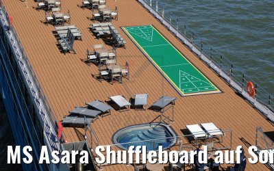 MS Asara Shuffleboard auf Sonnendeck 27.03.2017