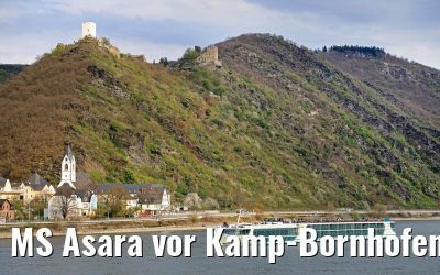 MS Asara vor Kamp-Bornhofen 01.04.2017