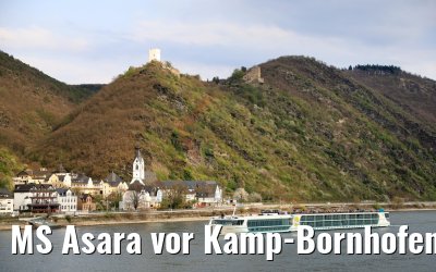 MS Asara vor Kamp-Bornhofen 01.04.2017