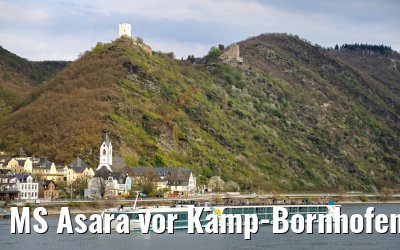 MS Asara vor Kamp-Bornhofen 01.04.2017