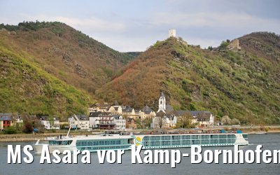 MS Asara vor Kamp-Bornhofen 01.04.2017