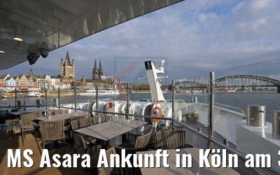 MS Asara Ankunft in Köln am 30.03.2017
