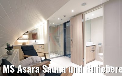 MS Asara Sauna und Ruhebereich