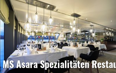 MS Asara Spezialitäten Restaurant abends 29.03.2017