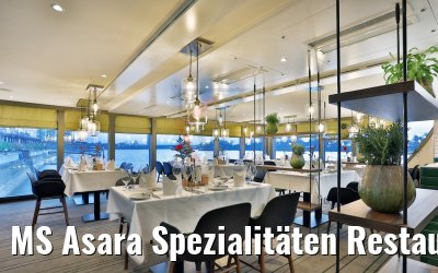 MS Asara Spezialitäten Restaurant abends 29.03.2017