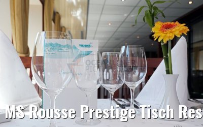 MS Rousse Prestige Tisch Restaurant Detail