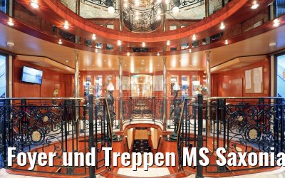 Foyer und Treppen MS Saxonia 22.10.2016