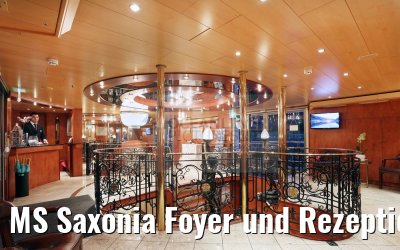MS Saxonia Foyer und Rezeption 