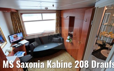 MS Saxonia Kabine 208 Draufsicht