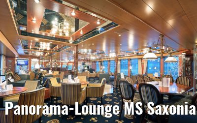 Panorama-Lounge MS Saxonia morgens