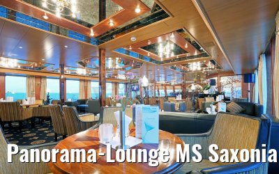 Panorama-Lounge MS Saxonia morgens