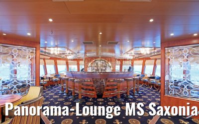 Panorama-Lounge MS Saxonia morgens