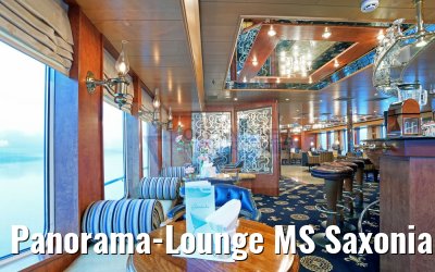 Panorama-Lounge MS Saxonia morgens