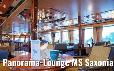 Panorama-Lounge MS Saxonia morgens