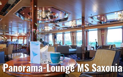Panorama-Lounge MS Saxonia morgens