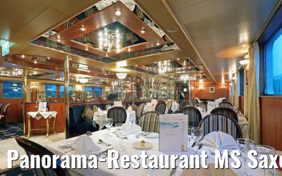 Panorama-Restaurant MS Saxonia abends