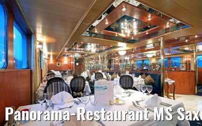 Panorama-Restaurant MS Saxonia abends