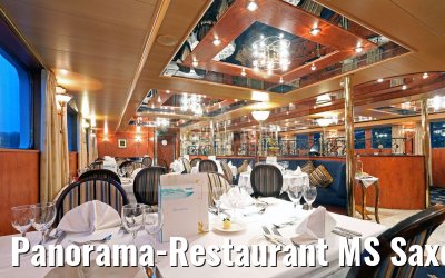 Panorama-Restaurant MS Saxonia abends