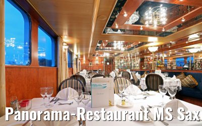 Panorama-Restaurant MS Saxonia abends