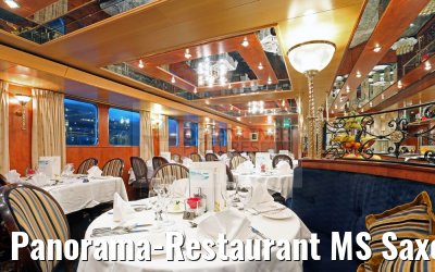 Panorama-Restaurant MS Saxonia abends