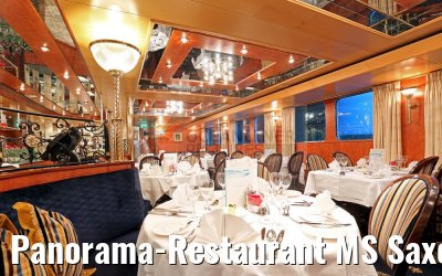 Panorama-Restaurant MS Saxonia abends