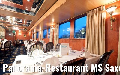 Panorama-Restaurant MS Saxonia abends
