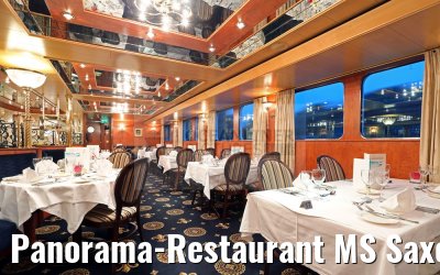 Panorama-Restaurant MS Saxonia abends