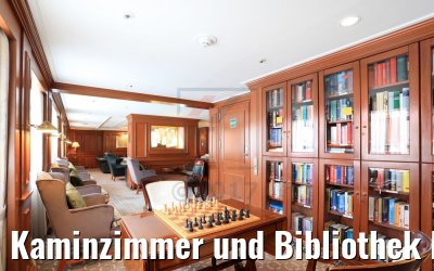 Kaminzimmer und Bibliothek MS Amadea 26.05.2017