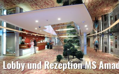 Lobby und Rezeption MS Amadea 26.05.2017