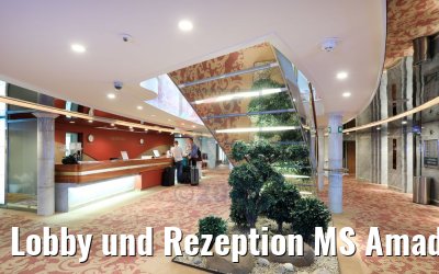 Lobby und Rezeption MS Amadea 26.05.2017