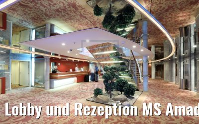 Lobby und Rezeption MS Amadea 26.05.2017